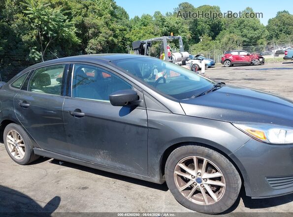 1FADP3F21JL326841 2018 FORD FOCUS Gray Rear interior view