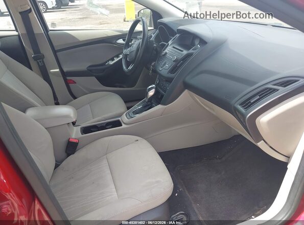 1FADP3F22GL238597 2016 FORD FOCUS Red 