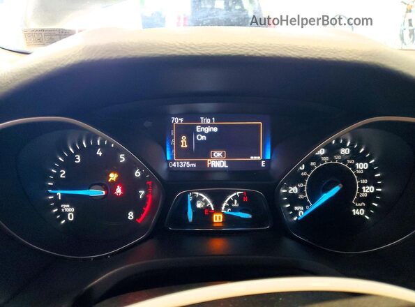 1FADP3F22GL273642 2016 FORD FOCUS Gray 
