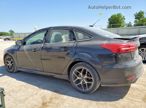 1FADP3F22GL379427 2016 FORD FOCUS Черный Задняя левая четверть