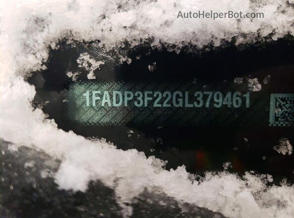 1FADP3F22GL379461 2016 FORD FOCUS Black 