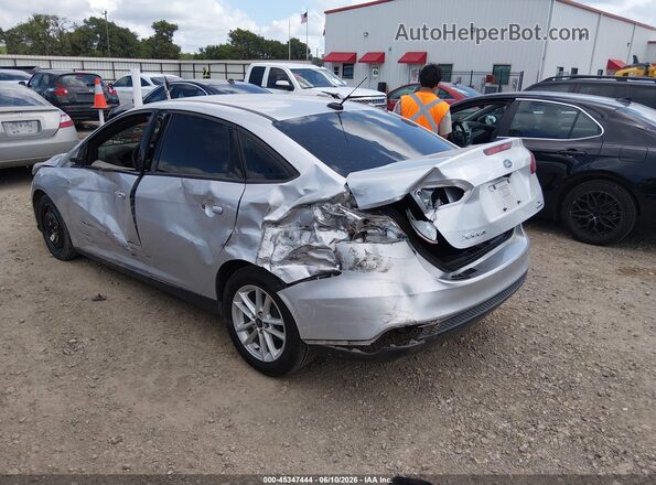 1FADP3F22GL383204 2016 FORD FOCUS Silver Trasero izquierdo