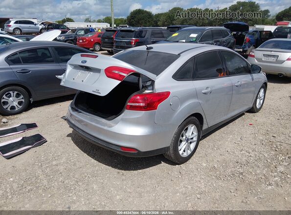 1FADP3F22GL383204 2016 FORD FOCUS Silver Trasero derecho