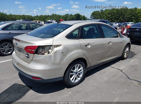 1FADP3F22HL201826 2017 FORD FOCUS Champagne Rear right