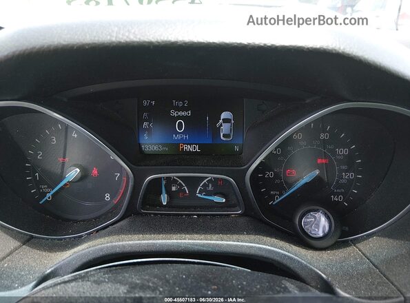 1FADP3F22HL201826 2017 FORD FOCUS Champagne Rear seats view