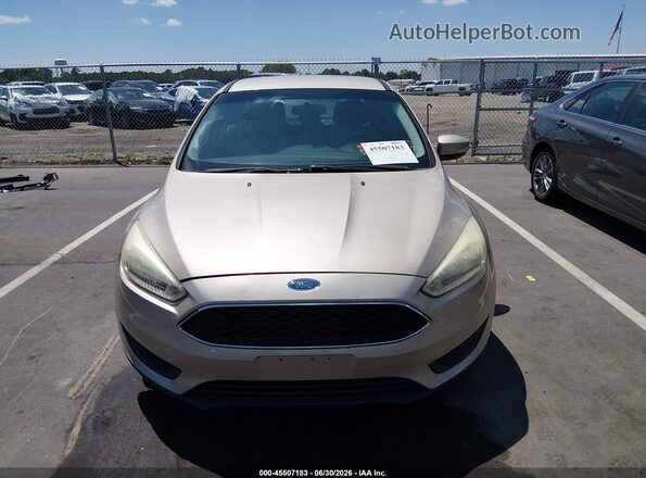 1FADP3F22HL201826 2017 FORD FOCUS Champagne Rear interior view