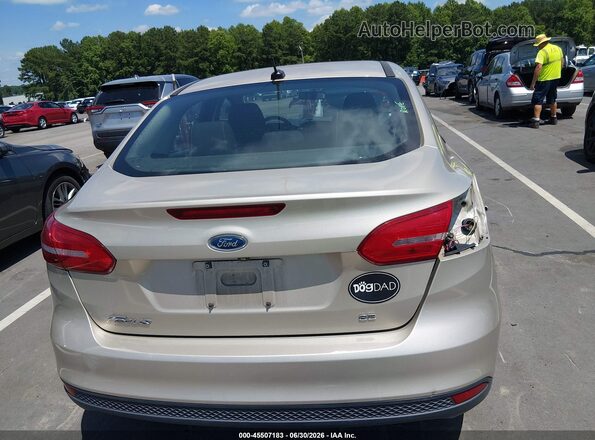 1FADP3F22HL201826 2017 FORD FOCUS Champagne 