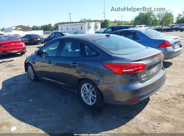 1FADP3F22JL201928 2018 FORD FOCUS Gray Trasero izquierdo
