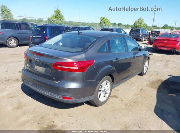 1FADP3F22JL201928 2018 FORD FOCUS Gray Trasero derecho
