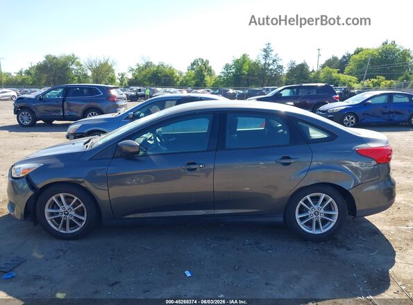 1FADP3F22JL201928 2018 FORD FOCUS Gray Vista interior trasera