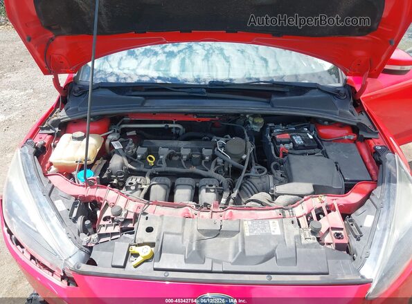 1FADP3F23GL219802 2016 FORD FOCUS Red Widok z tyłu