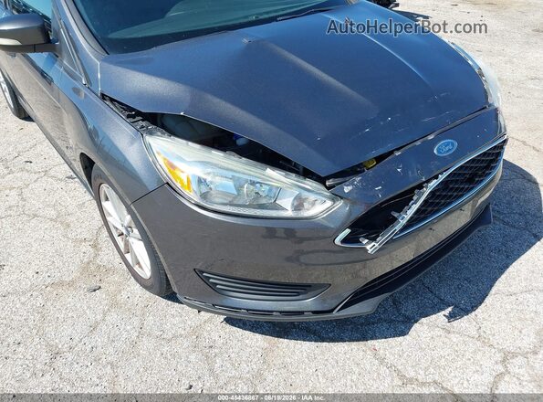 1FADP3F23GL244425 2016 FORD FOCUS Gray Widok z przodu