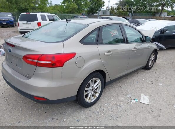 1FADP3F23GL252086 2016 FORD FOCUS Желто-коричневый Задняя правая четверть