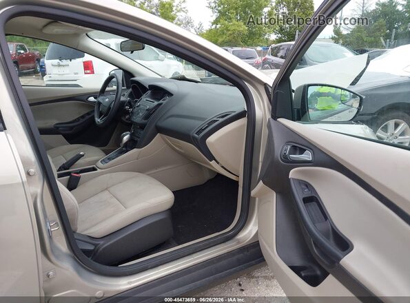 1FADP3F23GL252086 2016 FORD FOCUS Желто-коричневый Вид салона спереди