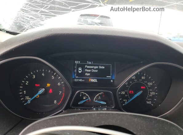 1FADP3F23GL377833 2016 FORD FOCUS Black Սարքավորումների վահանակի տեսք