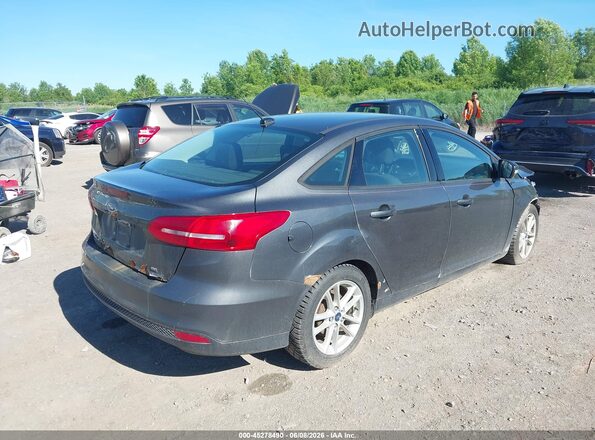1FADP3F23HL278642 2017 FORD FOCUS Gray Trasero derecho