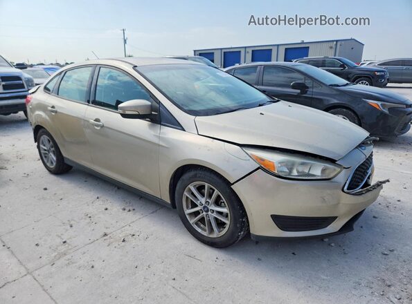 1FADP3F23HL300607 2017 FORD FOCUS Gold Передня права чверть