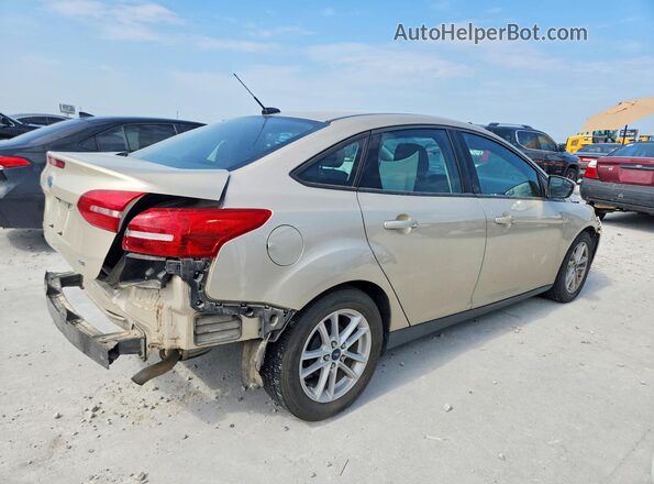 1FADP3F23HL300607 2017 FORD FOCUS Gold Задня права чверть