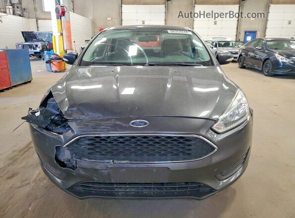 1FADP3F23HL339598 2017 FORD FOCUS Gray Вид спереду