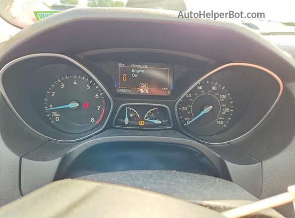 1FADP3F23JL233996 2018 FORD FOCUS Gray Вид щитка приладів