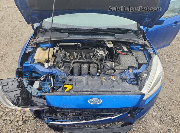 1FADP3F23JL264830 2018 FORD FOCUS Blue Вид задньої частини салону