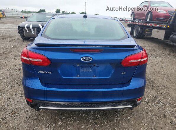 1FADP3F23JL264830 2018 FORD FOCUS Blue Вид ззаду