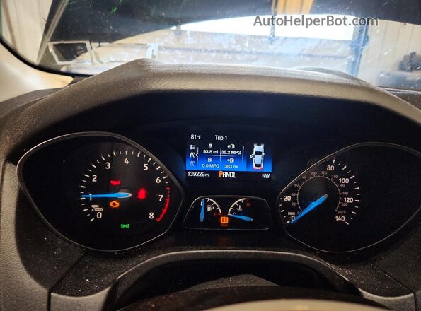 1FADP3F24GL224653 2016 FORD FOCUS Black Սարքավորումների վահանակի տեսք