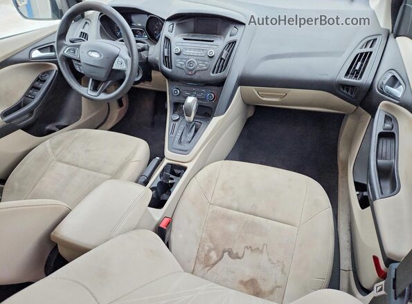 1FADP3F24GL344095 2016 FORD FOCUS Gold Вид панелі приладів