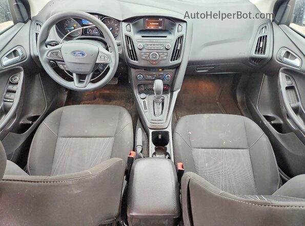 1FADP3F24HL300681 2017 FORD FOCUS Gray Вид панелі приладів