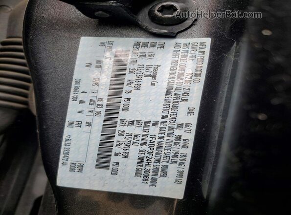 1FADP3F24HL300681 2017 FORD FOCUS Gray Вид підкапотного простору