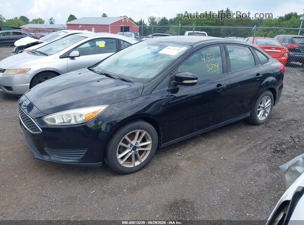 1FADP3F24HL345474 2017 FORD FOCUS Black წინა მარცხენა ხედი სამი მეოთხედიდან