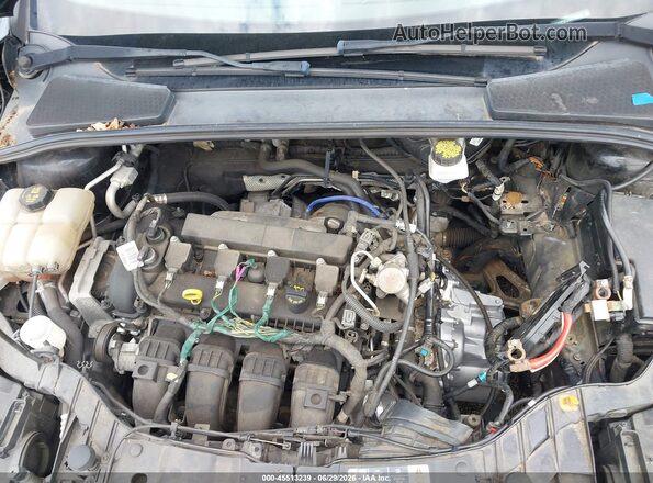 1FADP3F24HL345474 2017 FORD FOCUS Black წინა ხედი