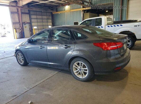 1FADP3F24JL269809 2018 FORD FOCUS Gray Rear left