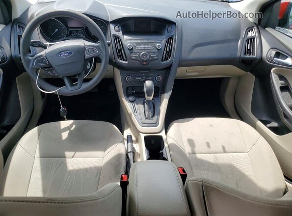 1FADP3F24JL324727 2018 FORD FOCUS Red Vista del salpicadero