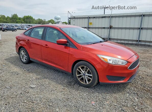 1FADP3F24JL324727 2018 FORD FOCUS Red Delantero derecho