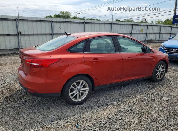 1FADP3F24JL324727 2018 FORD FOCUS Red Trasero derecho