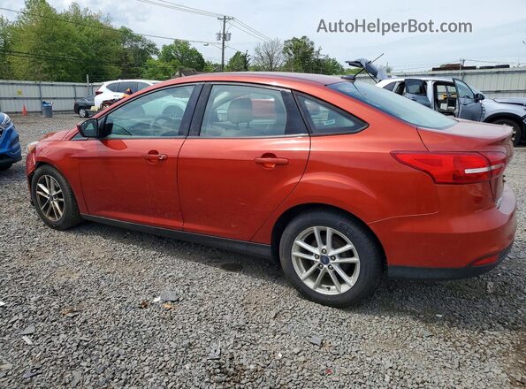 1FADP3F24JL324727 2018 FORD FOCUS Red Trasero izquierdo