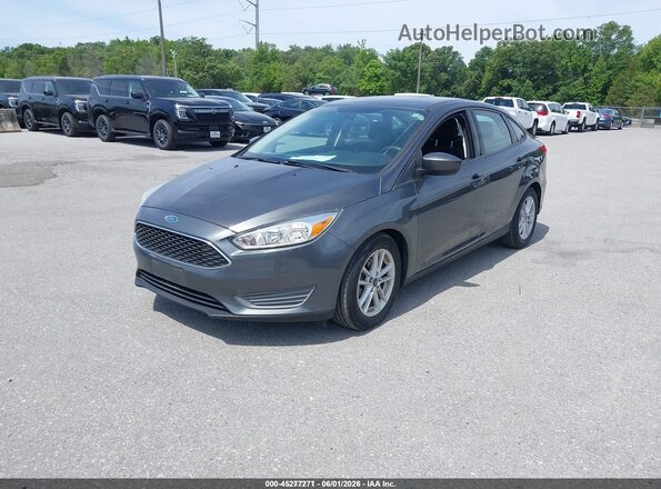 1FADP3F24JL328003 2018 FORD FOCUS Серый Передняя левая четверть