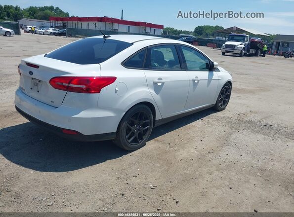 1FADP3F25GL224340 2016 FORD FOCUS Белый Задняя правая четверть