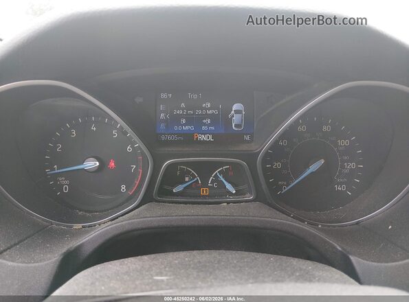 1FADP3F25GL239954 2016 FORD FOCUS Gray 