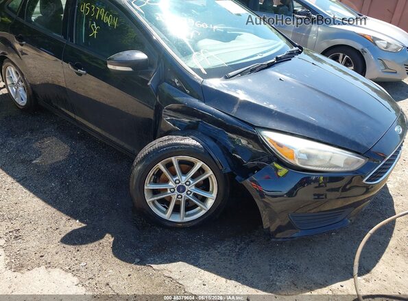 1FADP3F25GL288068 2016 FORD FOCUS Black Դիմացի տեսք
