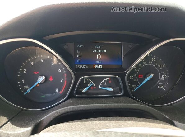 1FADP3F25GL294209 2016 FORD FOCUS Black Սարքավորումների վահանակի տեսք