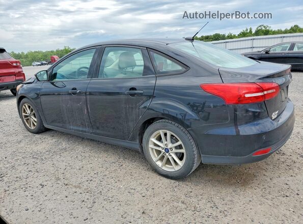 1FADP3F25GL377106 2016 FORD FOCUS Black Rear left