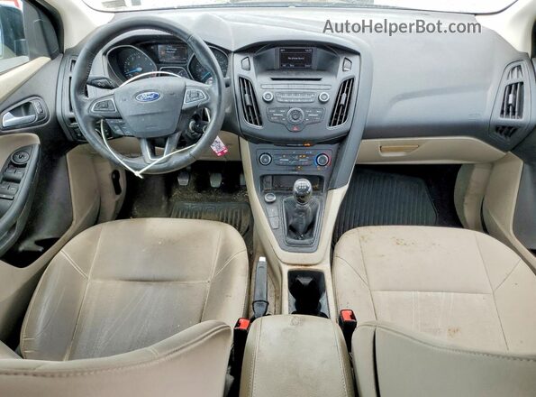 1FADP3F25GL377106 2016 FORD FOCUS Black Rear view