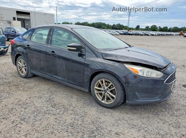 1FADP3F25GL377106 2016 FORD FOCUS Black Rear right