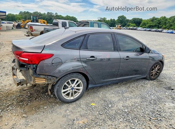 1FADP3F25GL381737 2016 FORD FOCUS Gray Rear right
