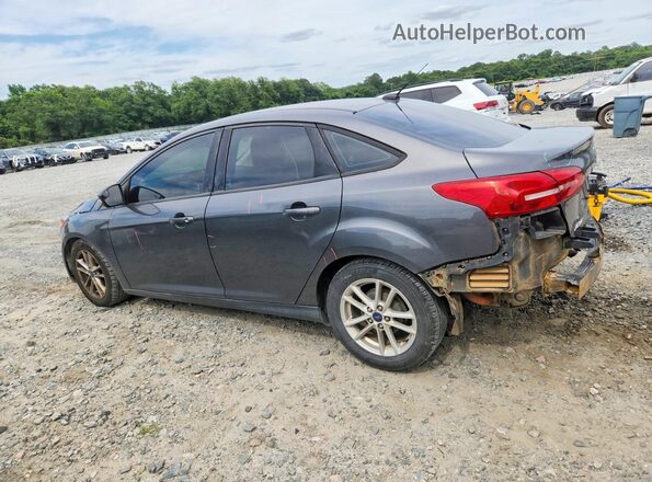 1FADP3F25GL381737 2016 FORD FOCUS Gray Rear left