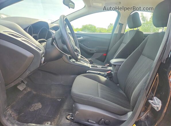 1FADP3F25GL390292 2016 FORD FOCUS Black წინა სალონის ხედი