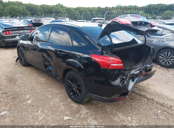 1FADP3F25HL212271 2017 FORD FOCUS Black Задня ліва чверть