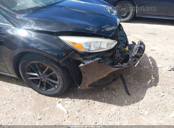 1FADP3F25HL212271 2017 FORD FOCUS Black Вид спереду